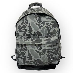 Stussy Camo backpack Original Gear, grey/black 14”x15”x9”